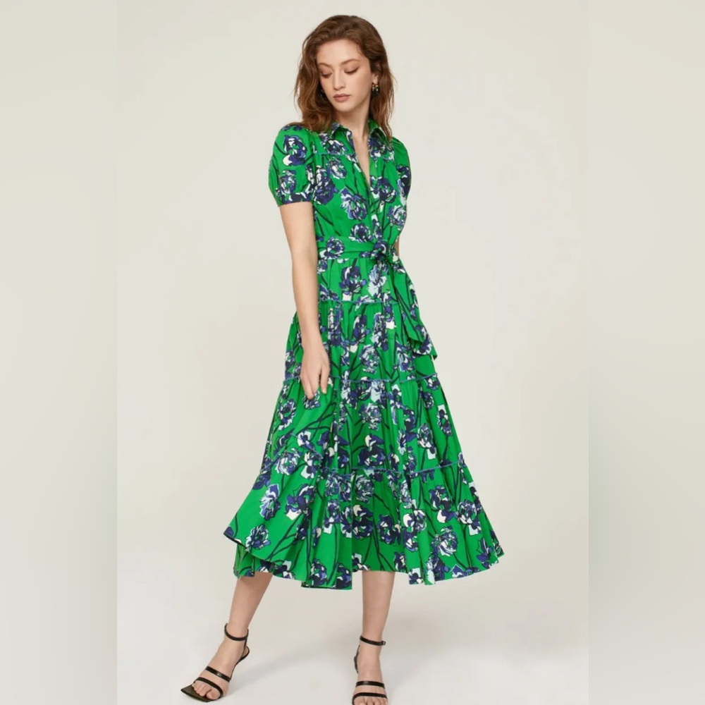 Diane Von Furstenberg Queena tiered dress